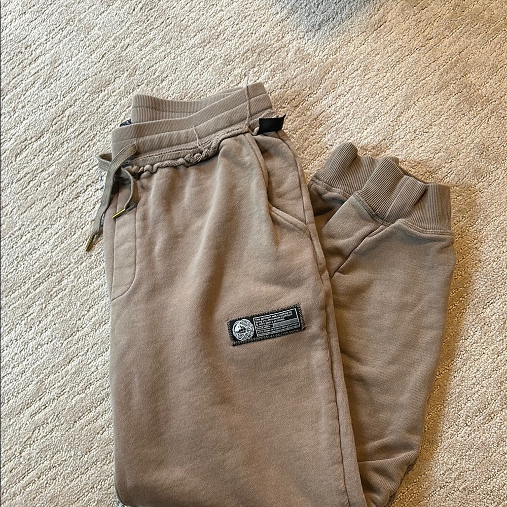 Tan Jogger Pants